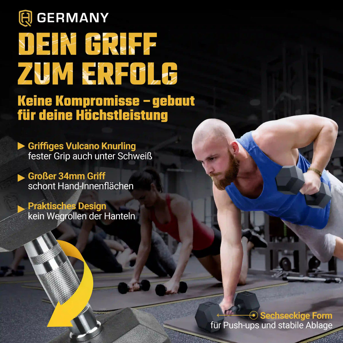 Hexagon Hantel Paar | 2.5 - 37.5kg