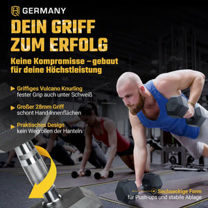 Hexagon Hantel Paar | 2.5 - 37.5kg