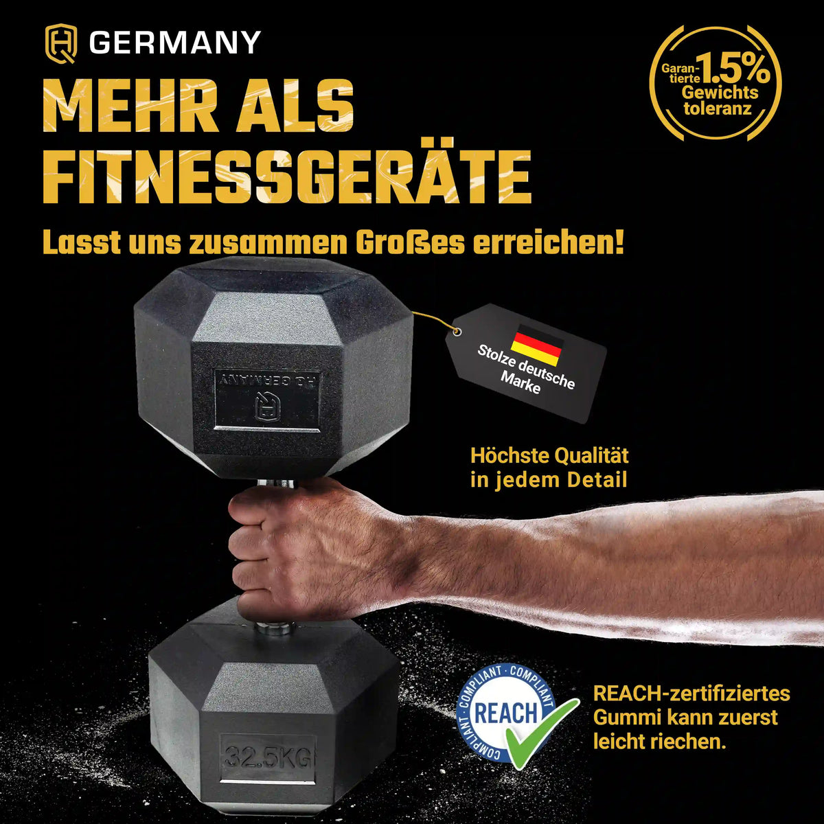 Hexagon Hantel Paar | 2.5 - 37.5kg