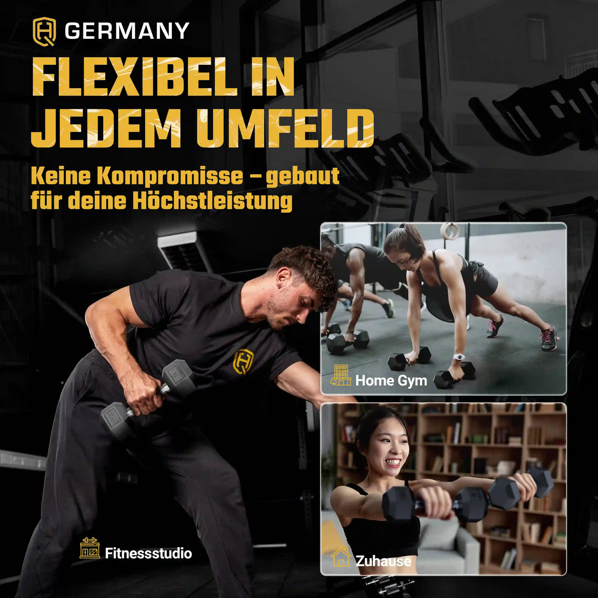 Hexagon Hantel Paar | 2.5 - 37.5kg