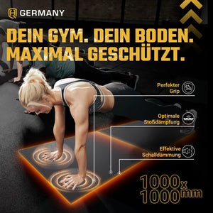 Indoor Sportboden 100 x 100 cm | 10 - 60 mm