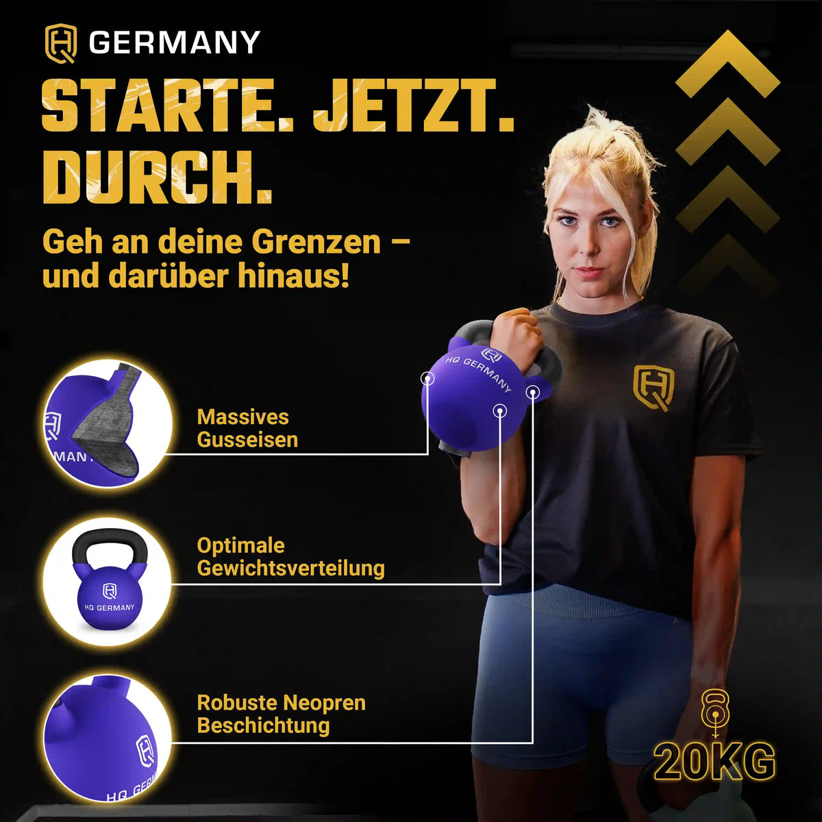 Neopren Kettlebell 2-32KG