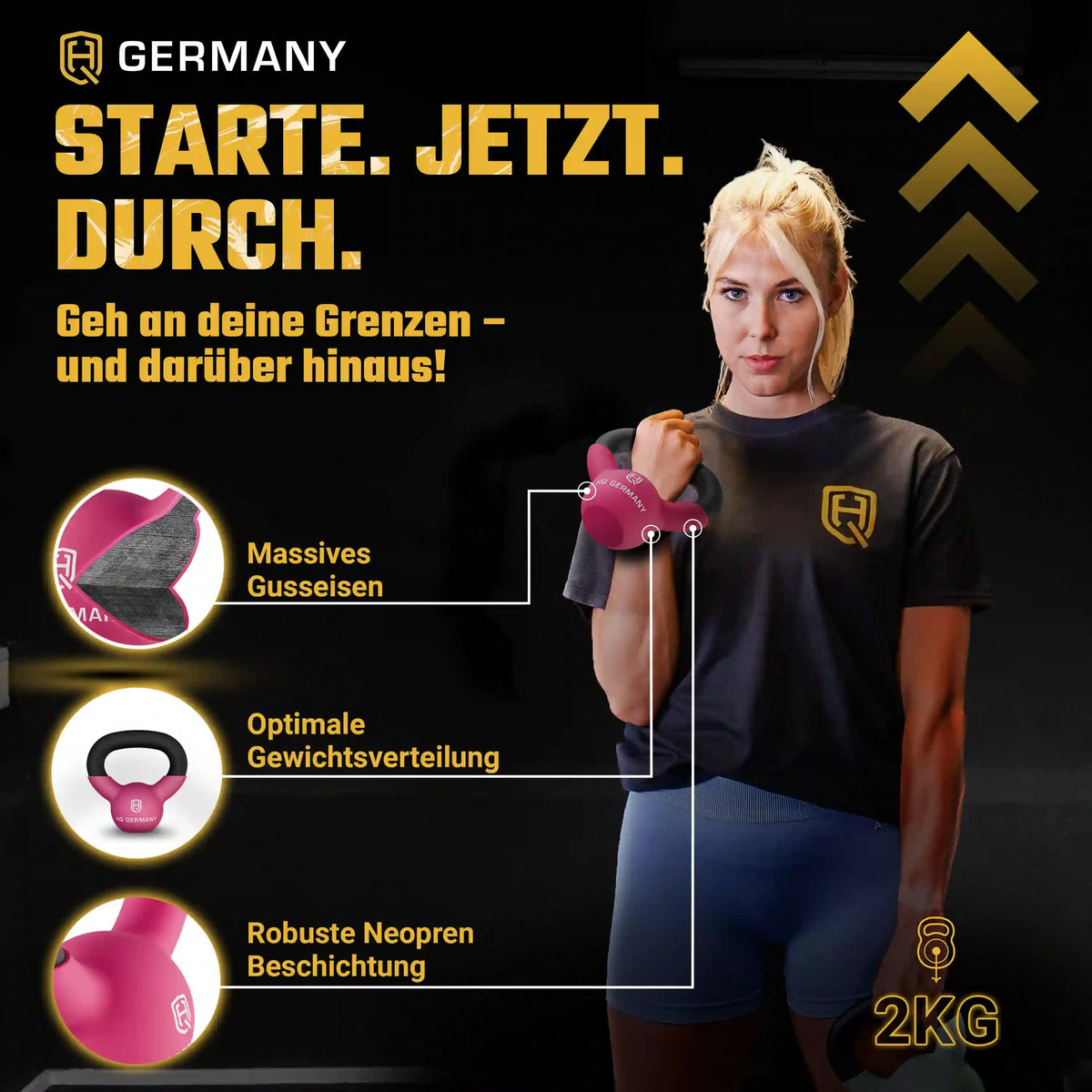 Neopren Kettlebell 2-32KG