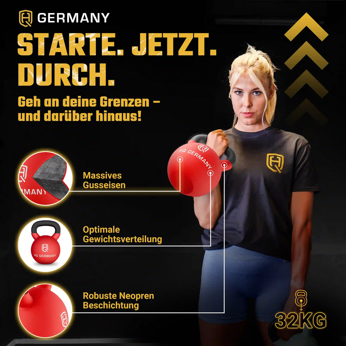 Neopren Kettlebell 2-32KG