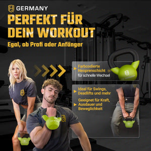 Neopren Kettlebell 2-32KG