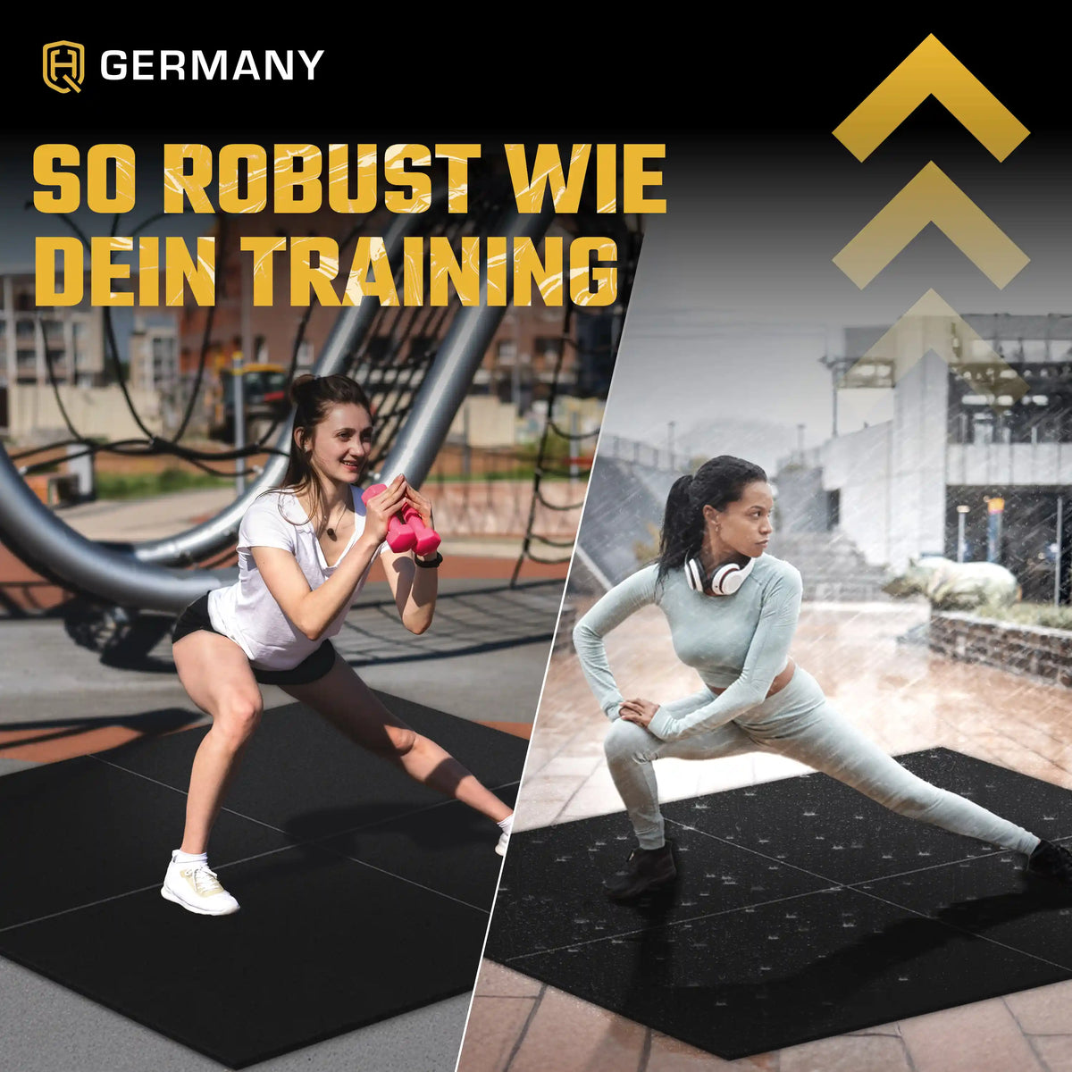 Outdoor Sportboden 100 x 100 cm | 25 - 40 mm