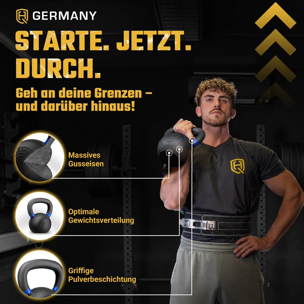 Powdercoat Kettlebell Set