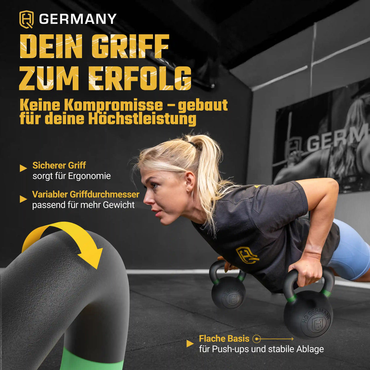 Powdercoat Kettlebell 2-32KG