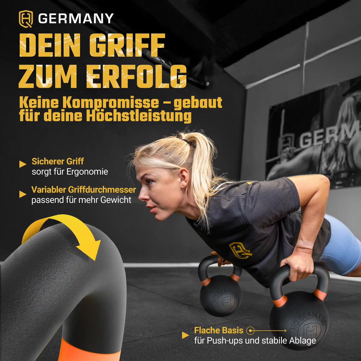 Powdercoat Kettlebell 2-32KG