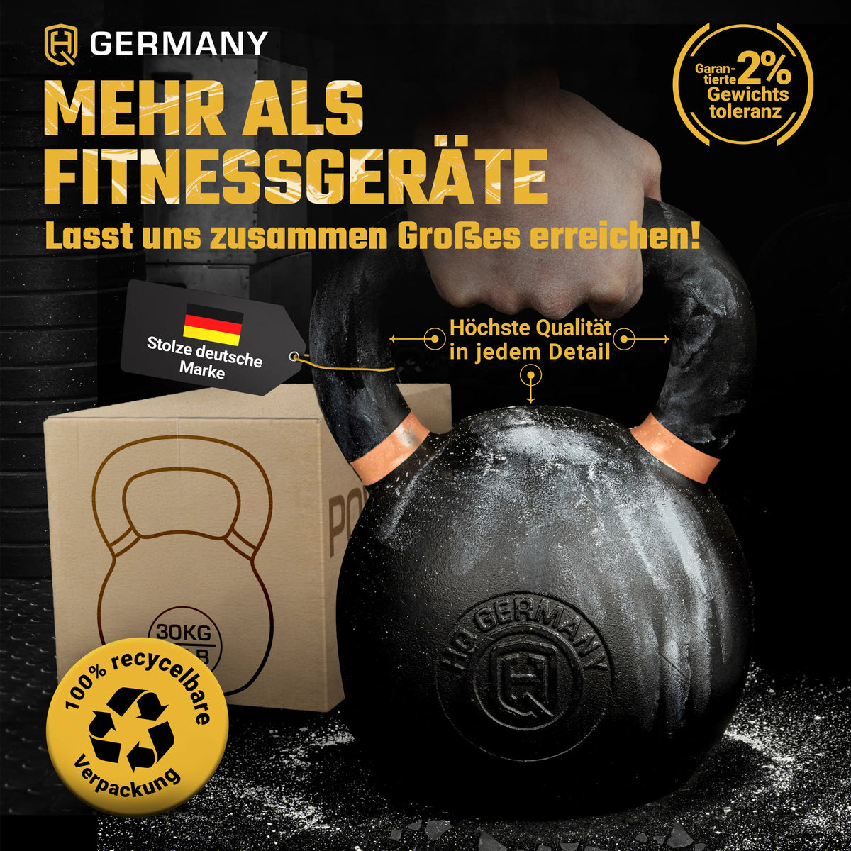 Powdercoat Kettlebell 2-32KG