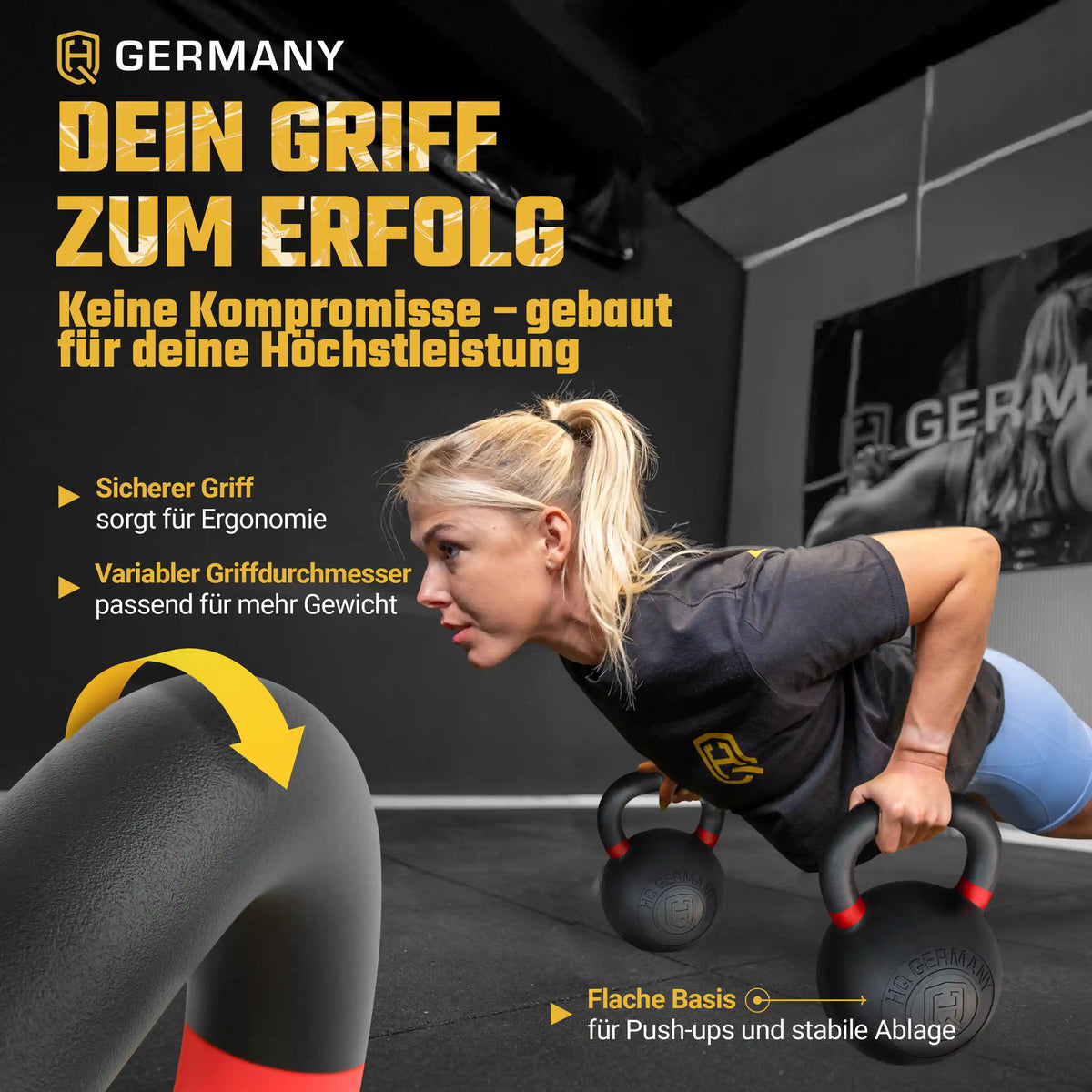 Powdercoat Kettlebell 2-32KG