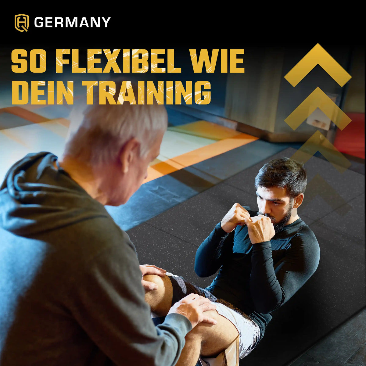 Antishock Sportboden 100 x 100 cm | 25 - 40 mm