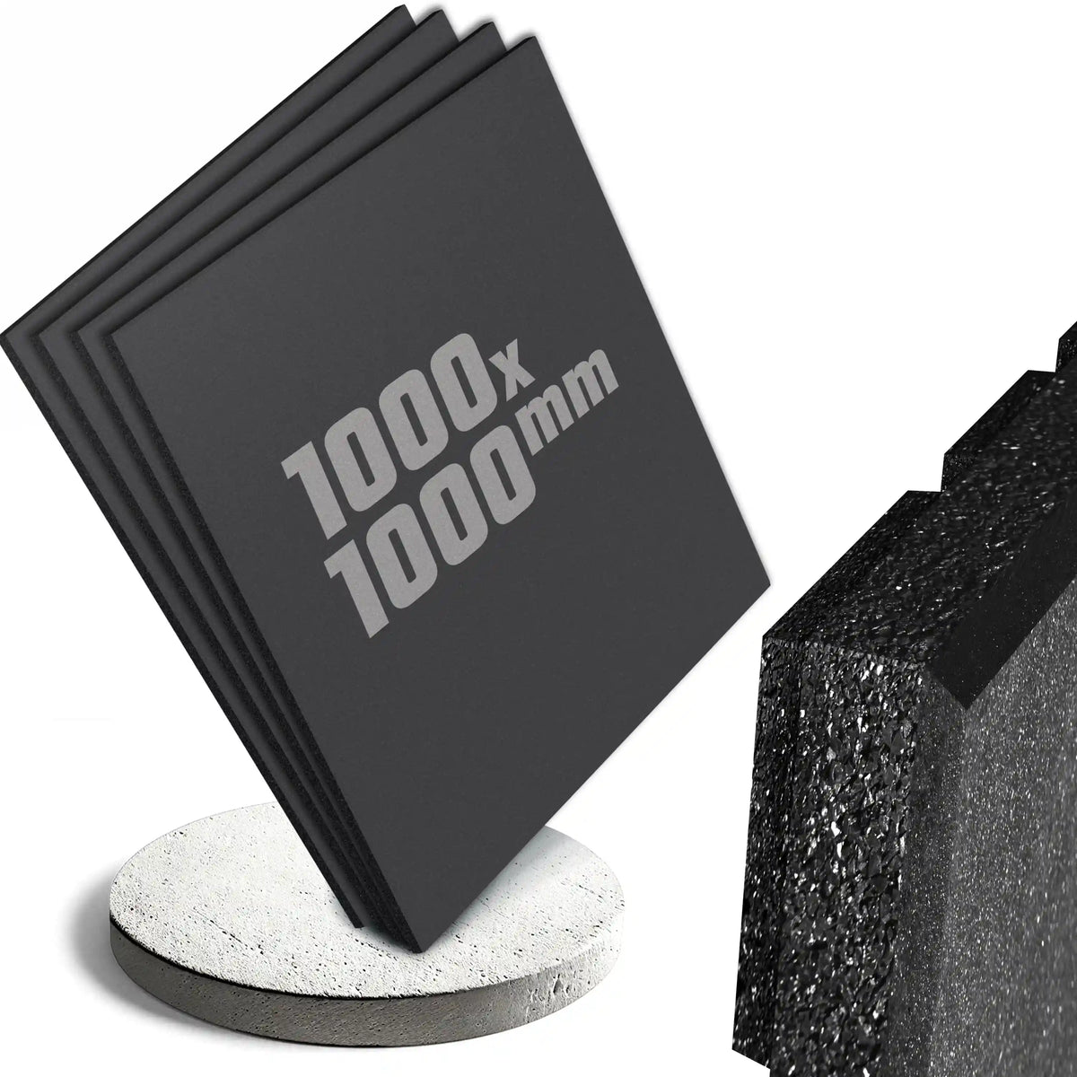 Antishock Sportboden 100 x 100 cm | 25 - 40 mm