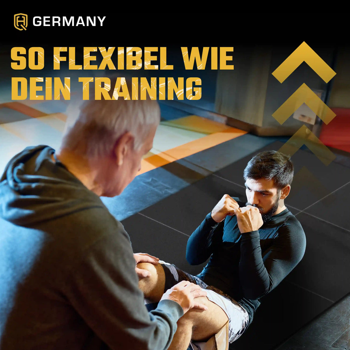 Antishock Sportboden 100 x 100 cm | 25 - 40 mm