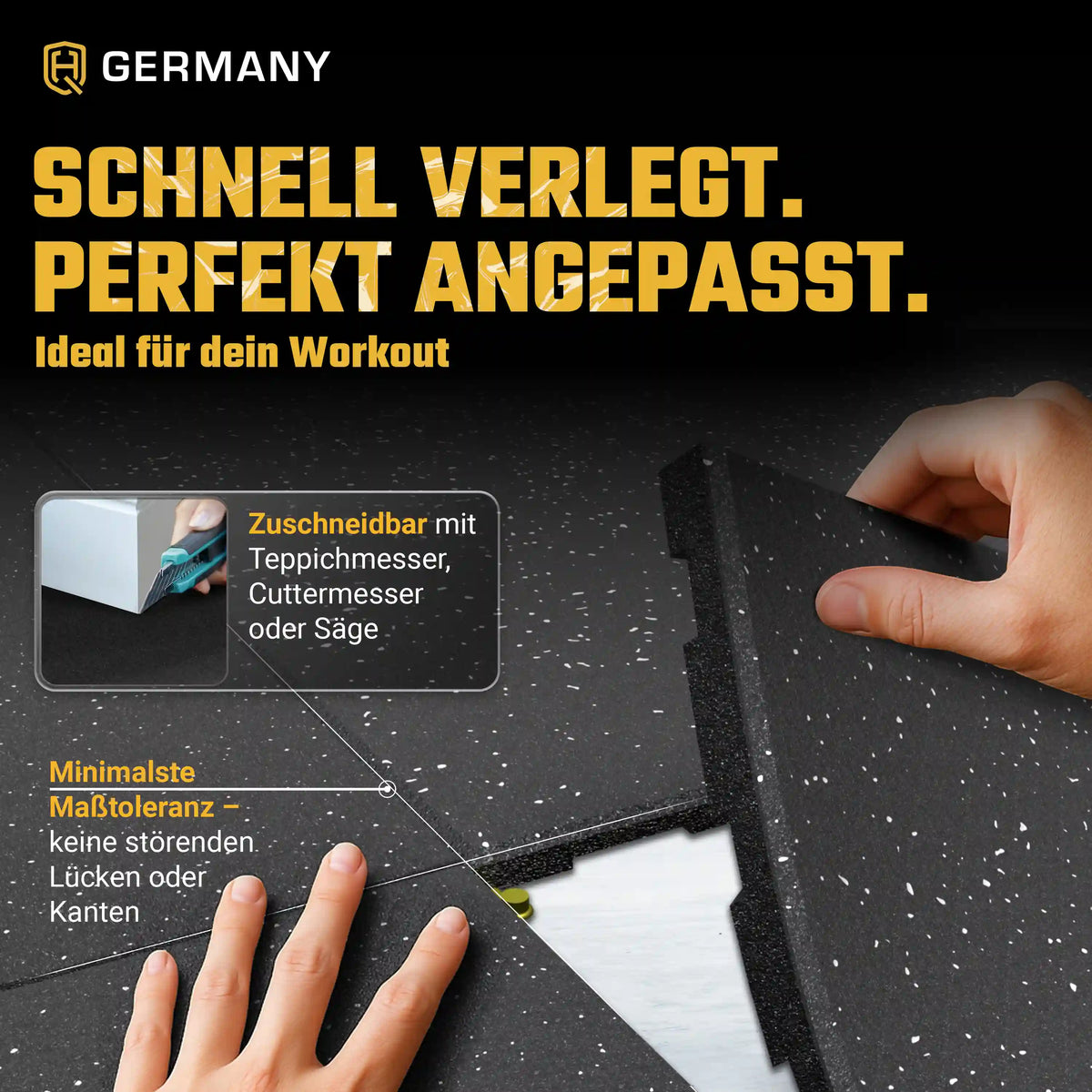 Connector Sportboden 100 x 100 cm | 20 - 40 mm