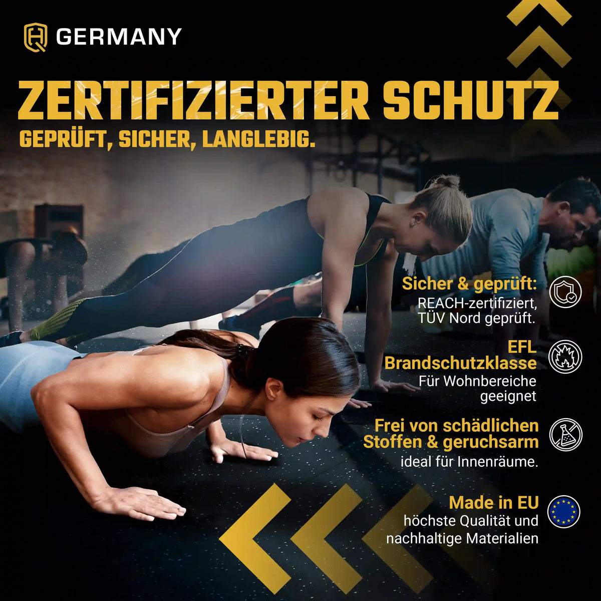 Connector Sportboden 100 x 100 cm | 20 - 40 mm