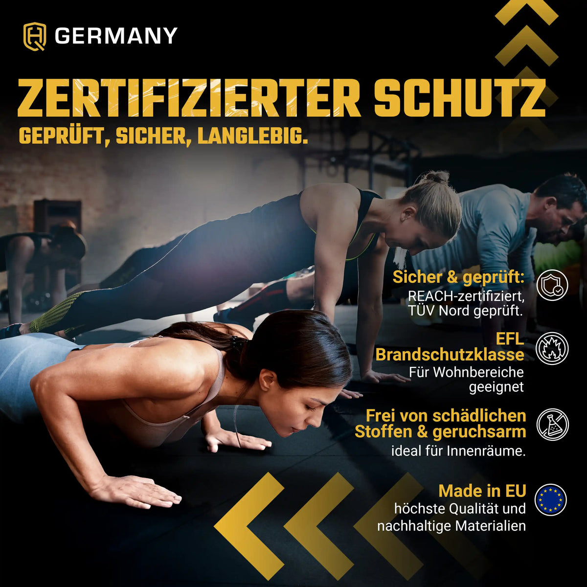 Connector Sportboden 100 x 100 cm | 20 - 40 mm