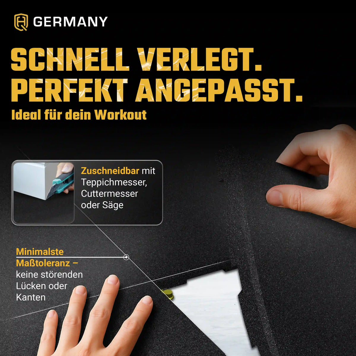 Connector Sportboden 100 x 100 cm | 20 - 40 mm