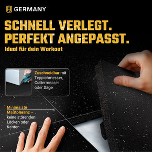 High Antishock Sportboden 100x100 cm | 25-65mm