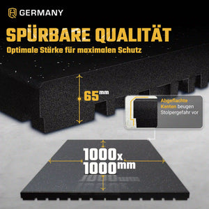 High Antishock Sportboden 100x100 cm | 25-65mm