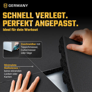 High Antishock Sportboden 100x100 cm | 25-65mm