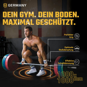 High Antishock Sportboden 100x100 cm | 25-65mm