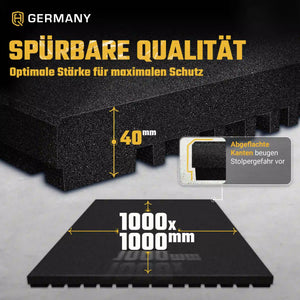 High Antishock Sportboden 100x100 cm | 25-65mm