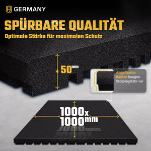 High Antishock Sportboden 100x100 cm | 25-65mm
