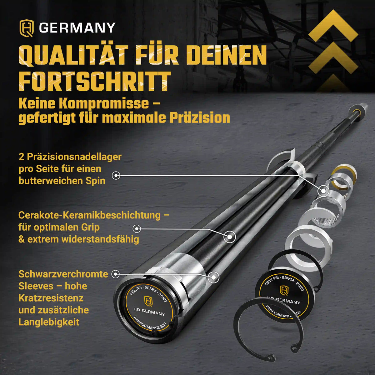 Performance Allrounder Langhantelstange | Keramikbeschichtung | Men