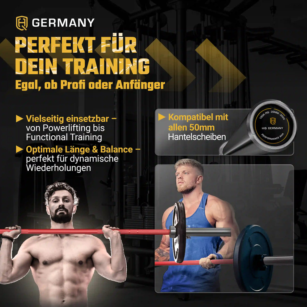 Performance Allrounder Langhantelstange | Keramikbeschichtung | Men