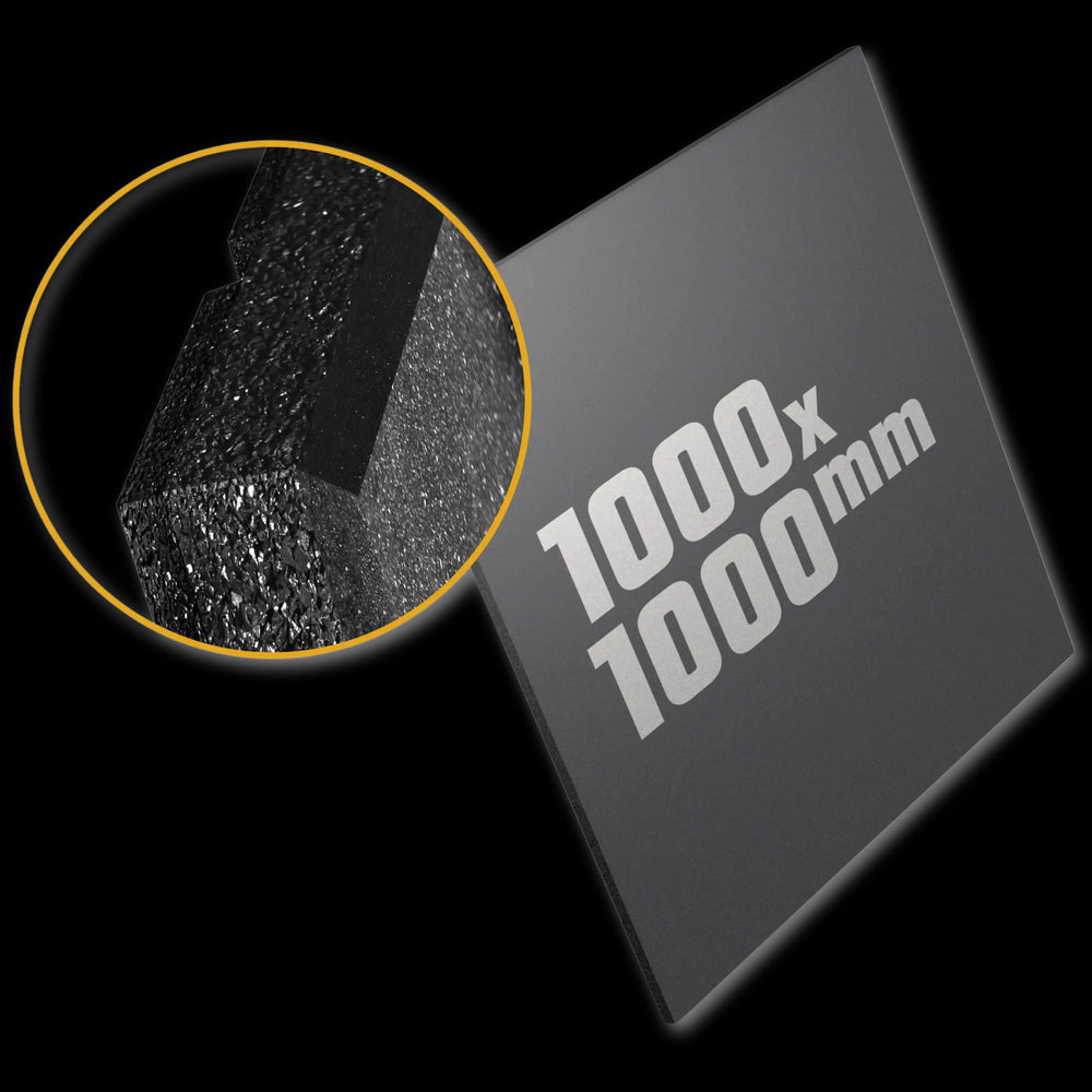 Antishock Sportboden 100 x 100 cm | 25 - 40 mm