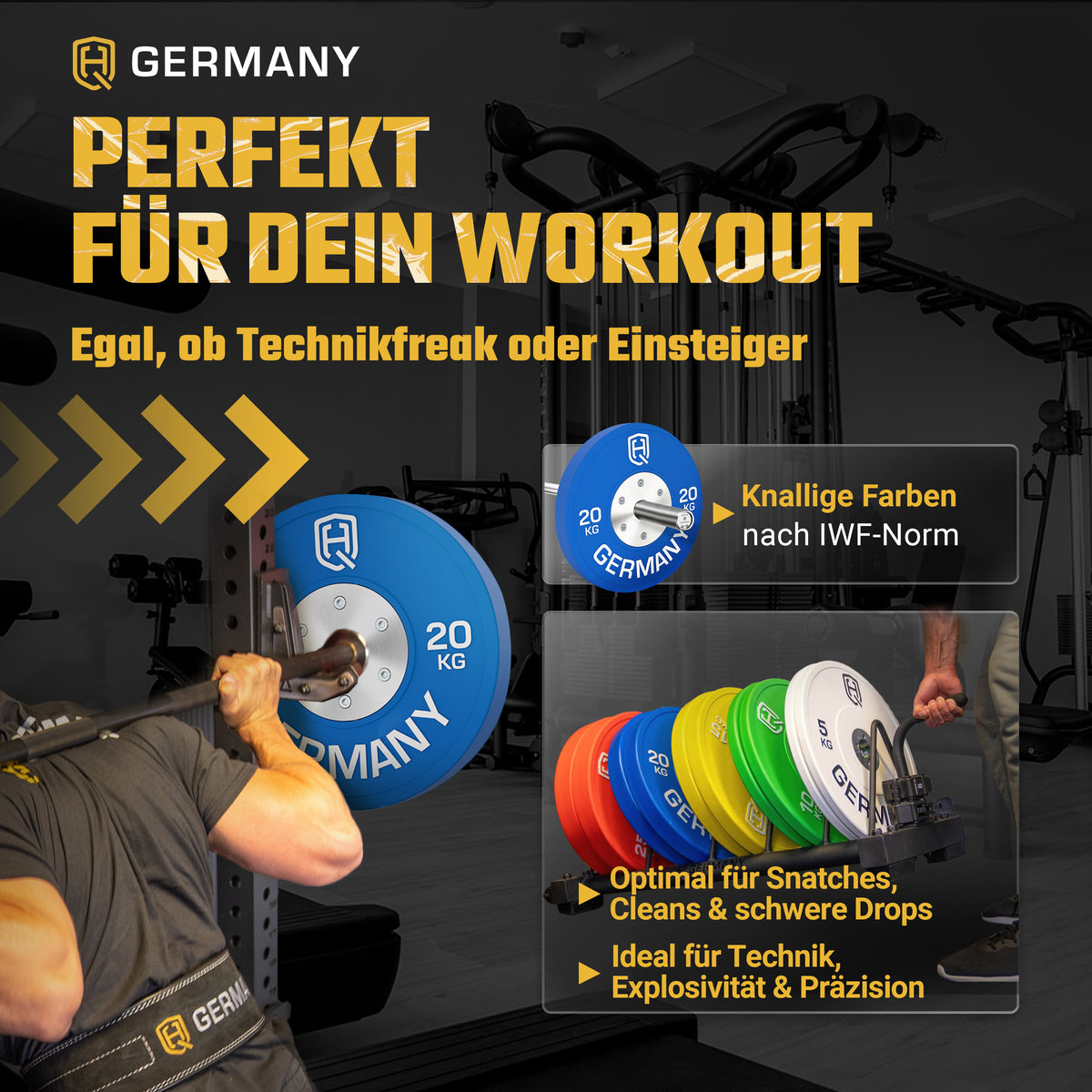 Competition Bumper Plate Set - Starter / Advanced / Pro / Elite