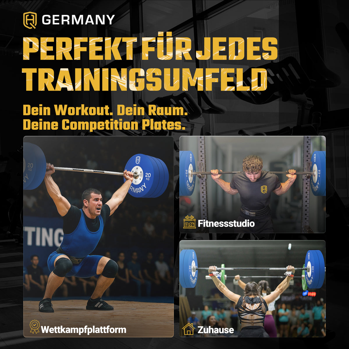 Competition Bumper Plates 5-25KG | Paar/Set