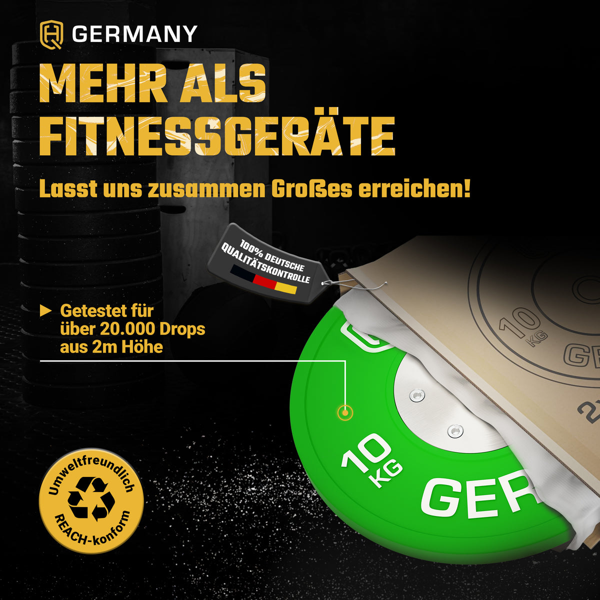 Competition Bumper Plates 5-25KG | Paar/Set