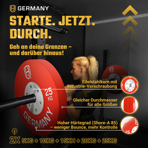 Competition Bumper Plate Set - Starter / Advanced / Pro / Elite