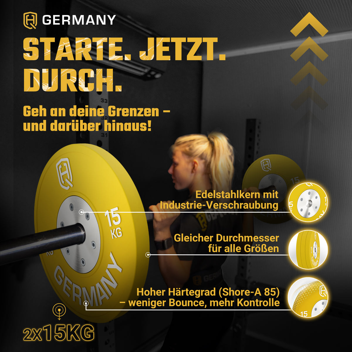 *B-Ware* Competition Bumper Plates 5-25KG