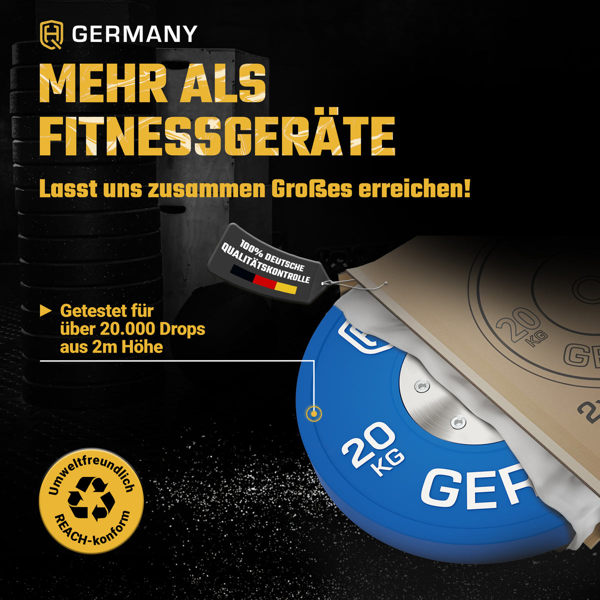 Competition Bumper Plates 5-25KG | Paar/Set