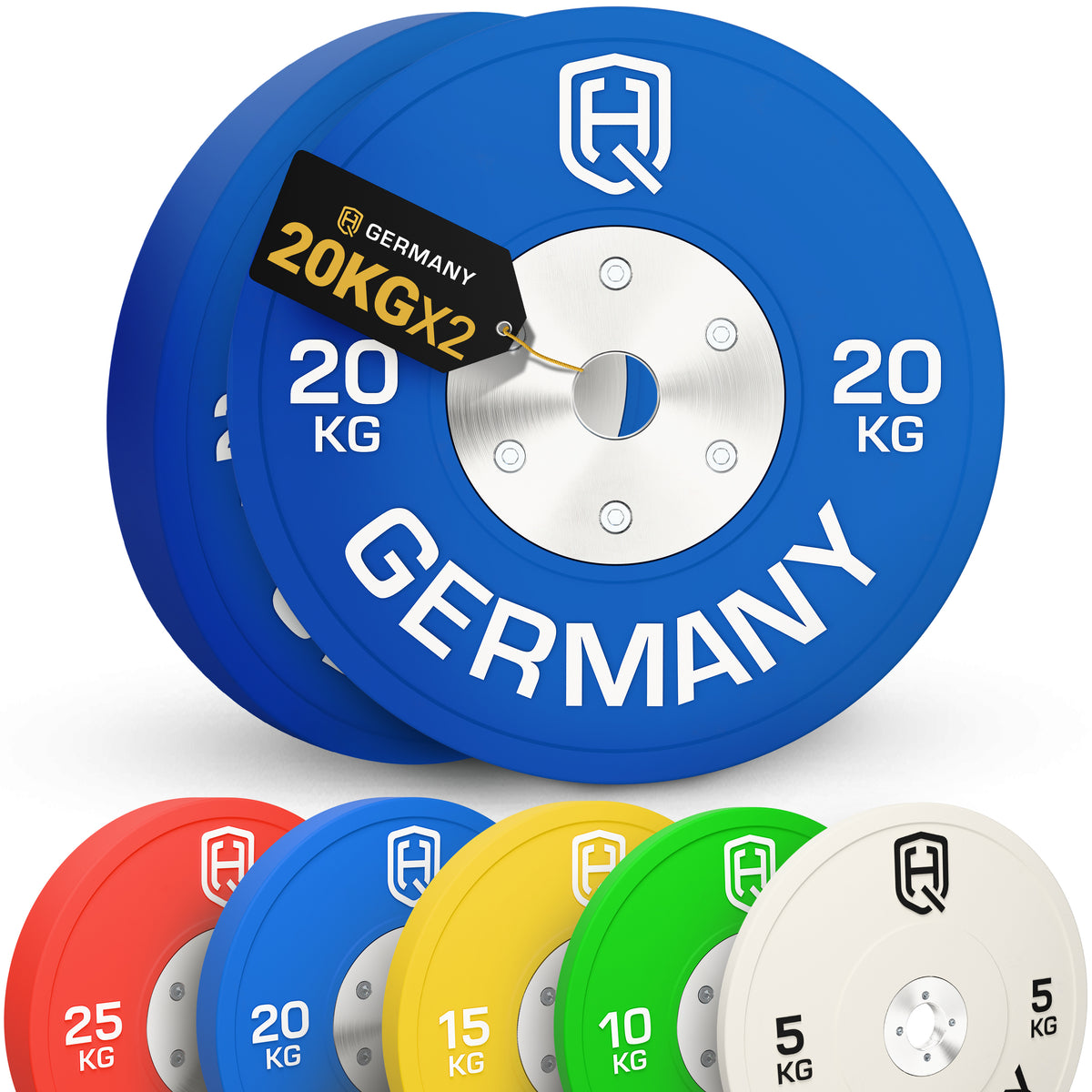 Competition Bumper Plates 5-25KG | Paar/Set