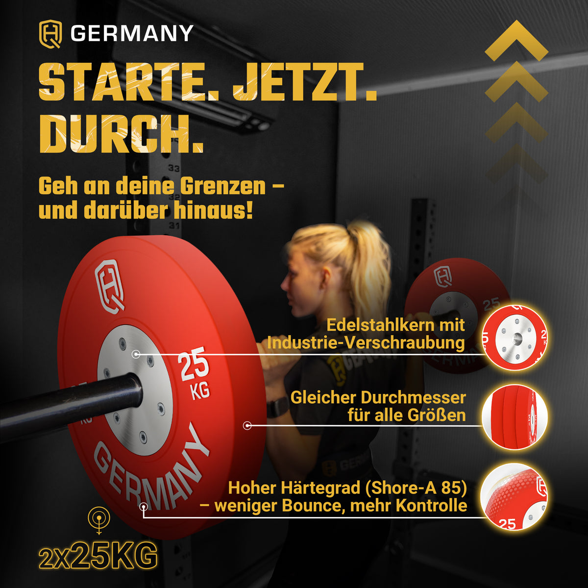 Competition Bumper Plates 5-25KG | Paar/Set