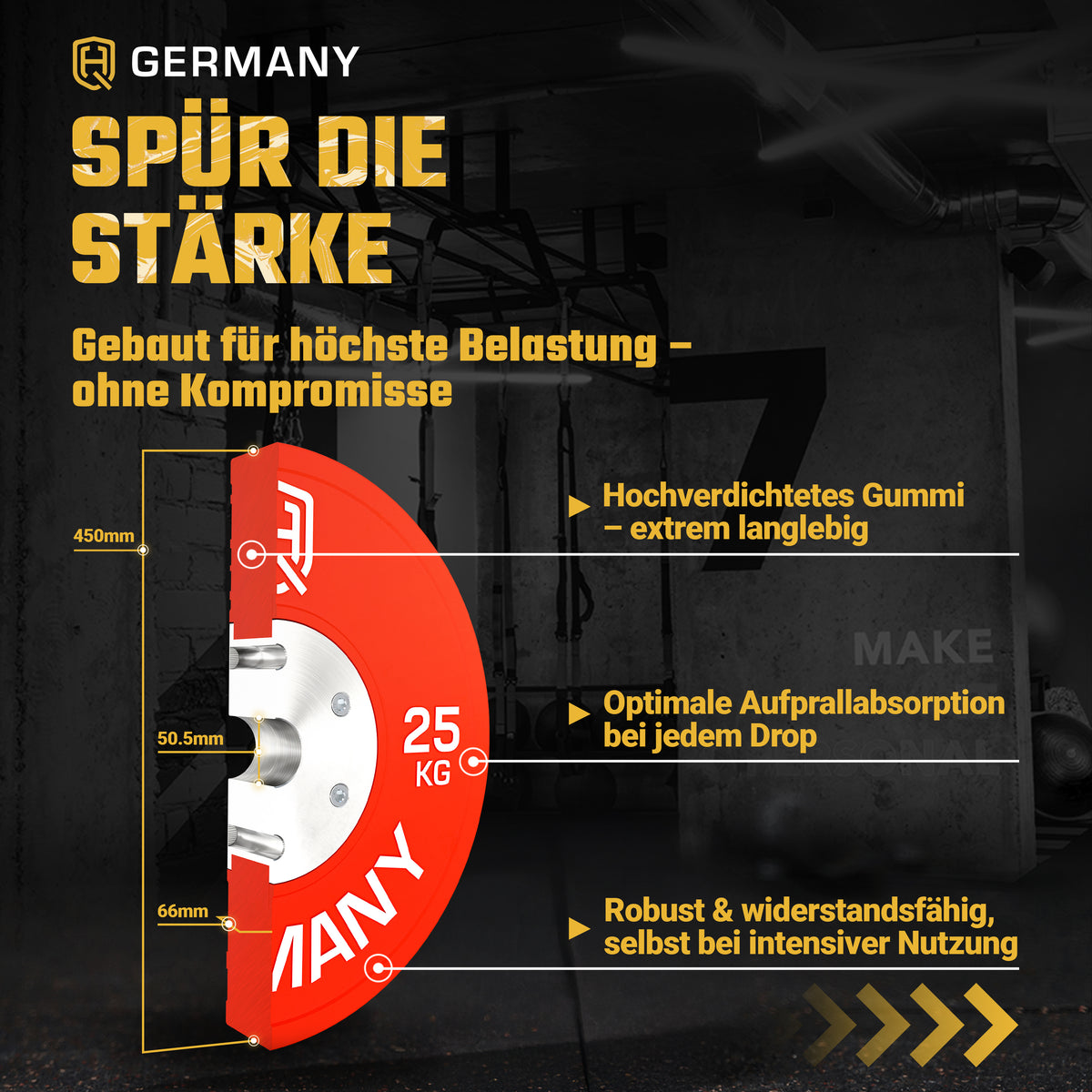 Competition Bumper Plates 5-25KG | Paar/Set