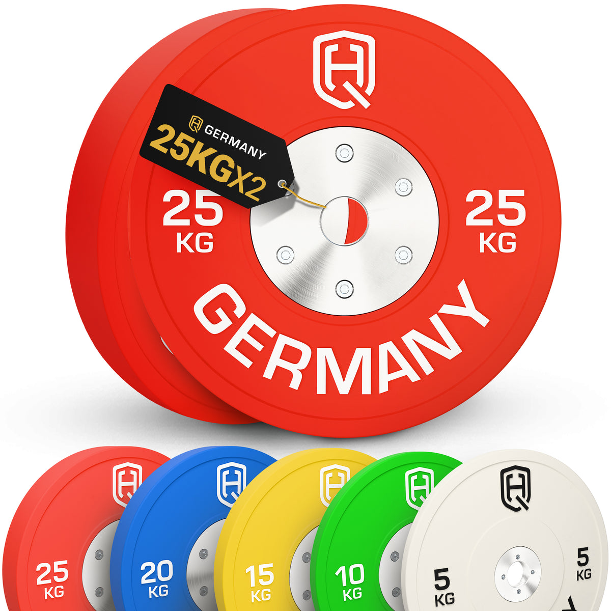 Competition Bumper Plates 5-25KG | Paar/Set