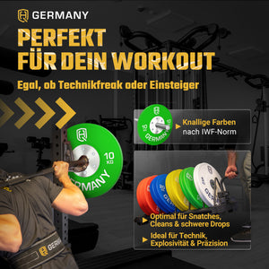 Competition Bumper Plate Set - Starter / Advanced / Pro / Elite