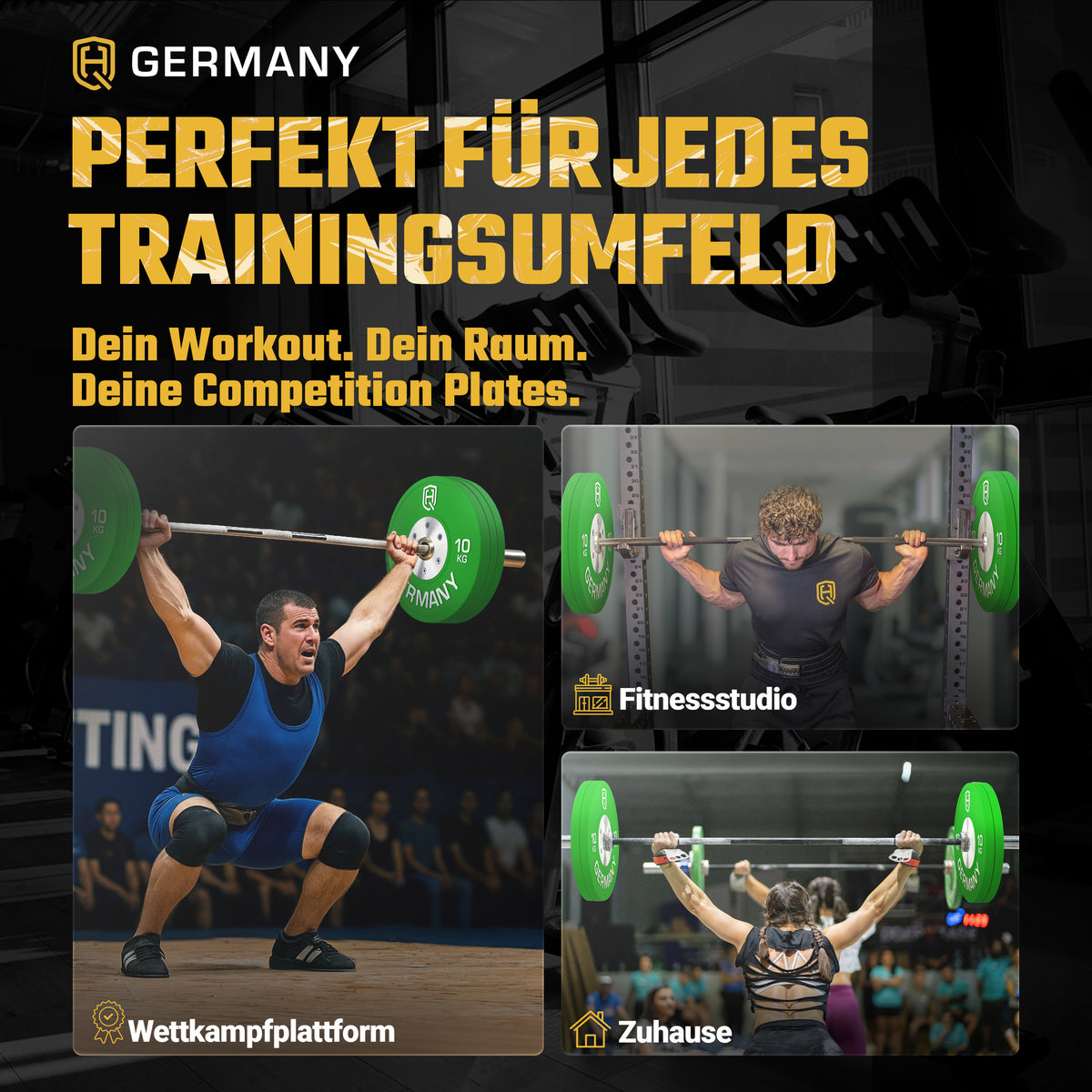 Competition Bumper Plates 5-25KG | Paar/Set