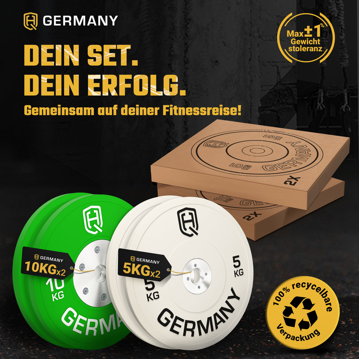 Competition Bumper Plates 5-25KG | Paar/Set