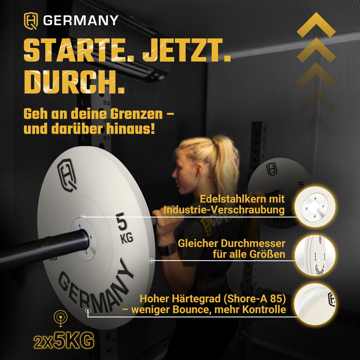 Competition Bumper Plates 5-25KG | Paar/Set