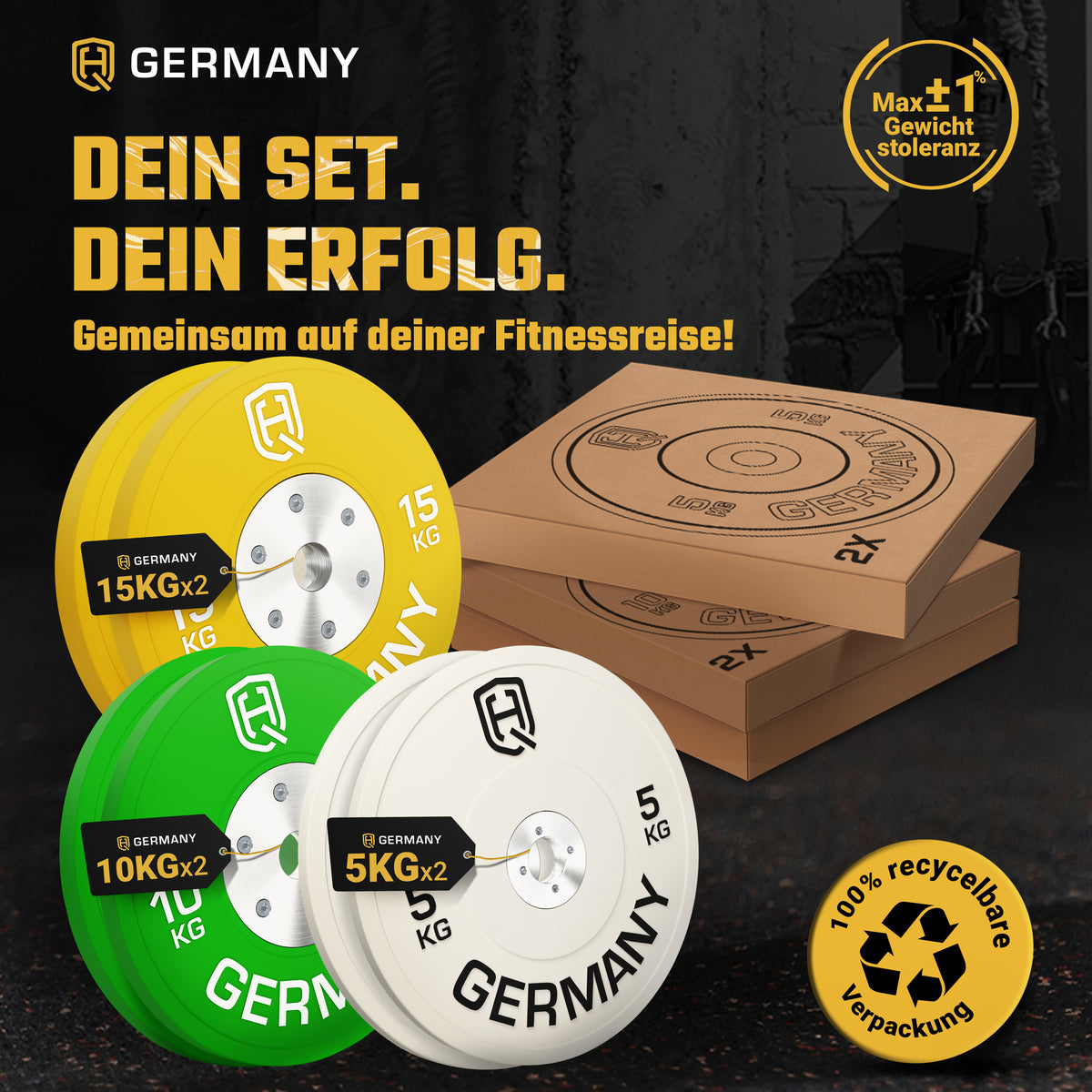 Competition Bumper Plate Set - Starter / Advanced / Pro / Elite