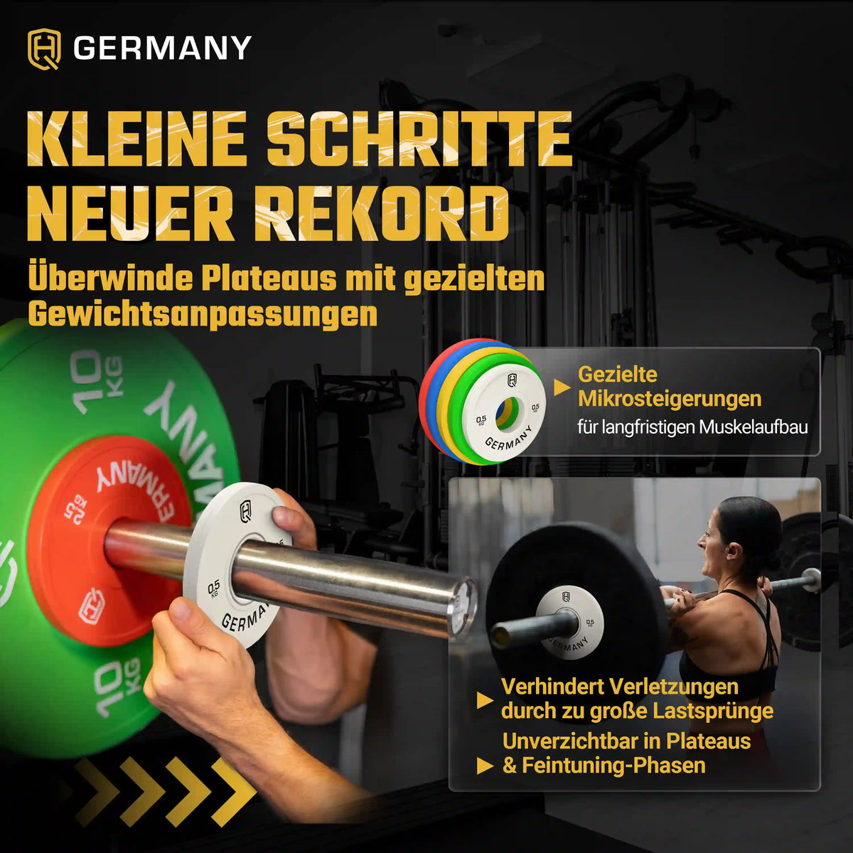 Fractional Change Plates 0.5KG - 2.5KG | Paar