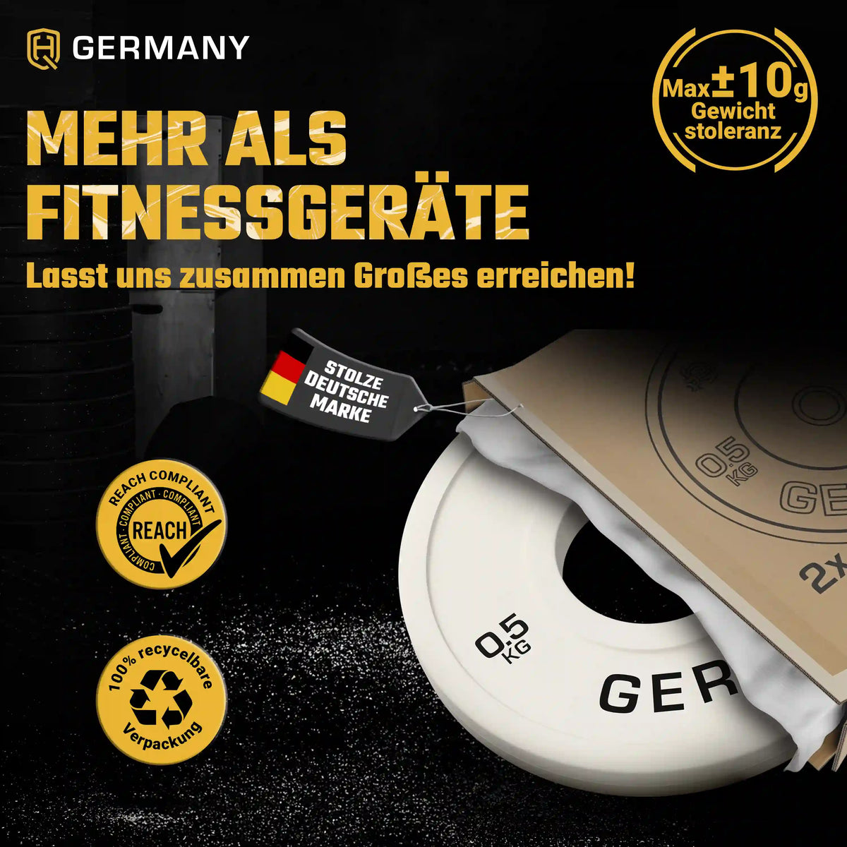 Fractional Change Plates 0.5KG - 2.5KG | Paar