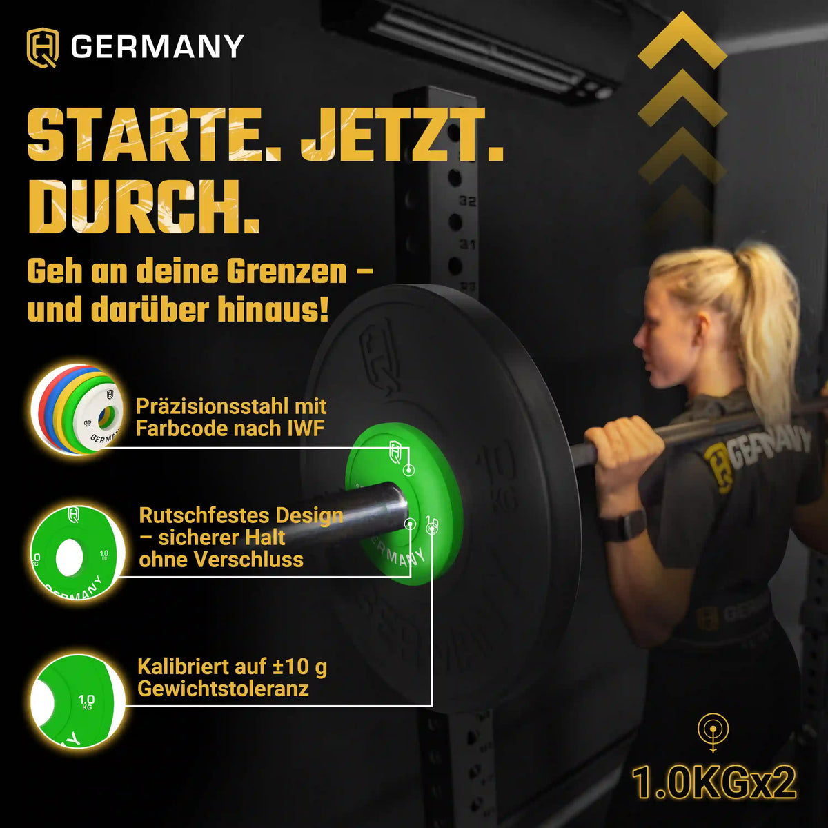 Fractional Change Plates 0.5KG - 2.5KG | Paar