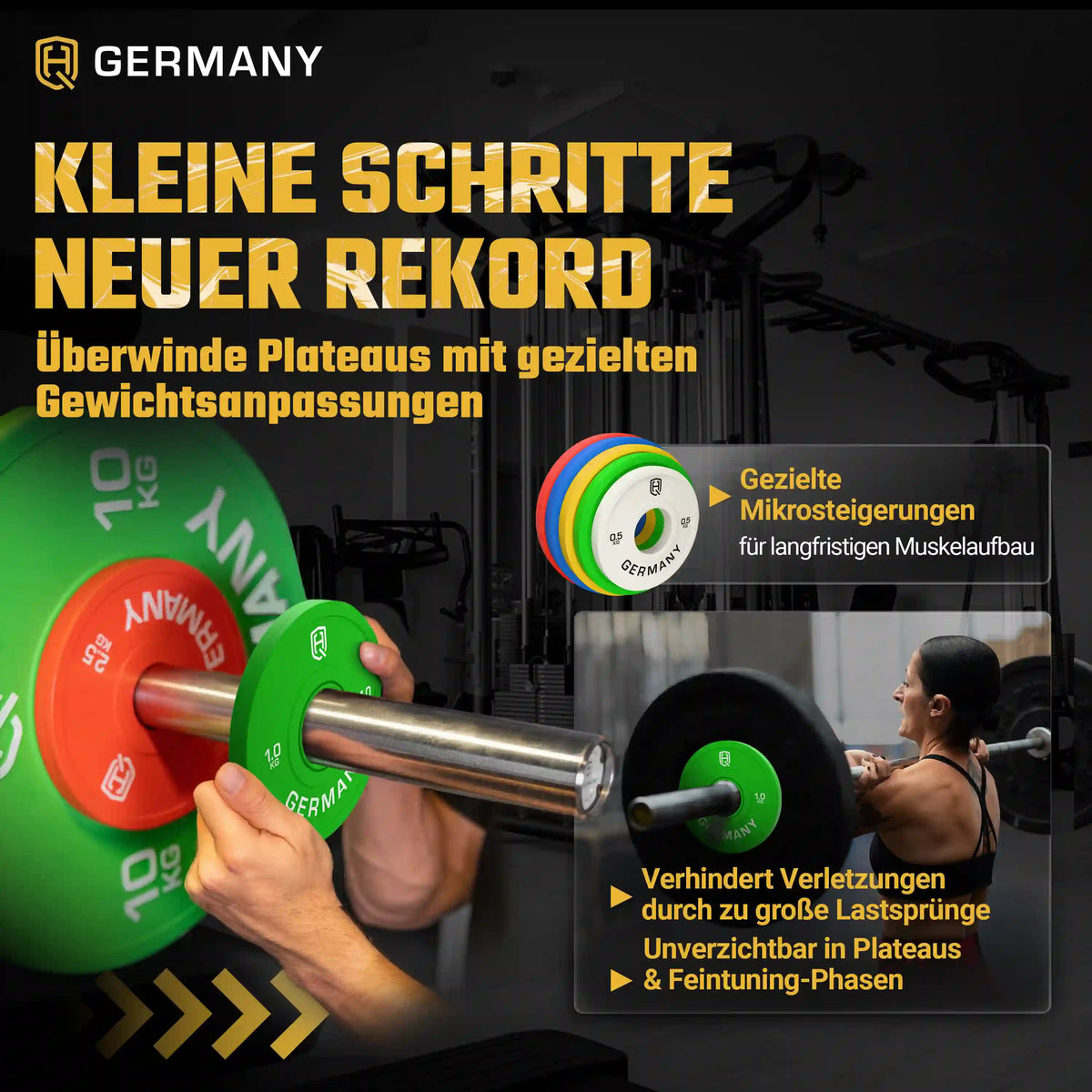 Fractional Change Plates 0.5KG - 2.5KG | Paar